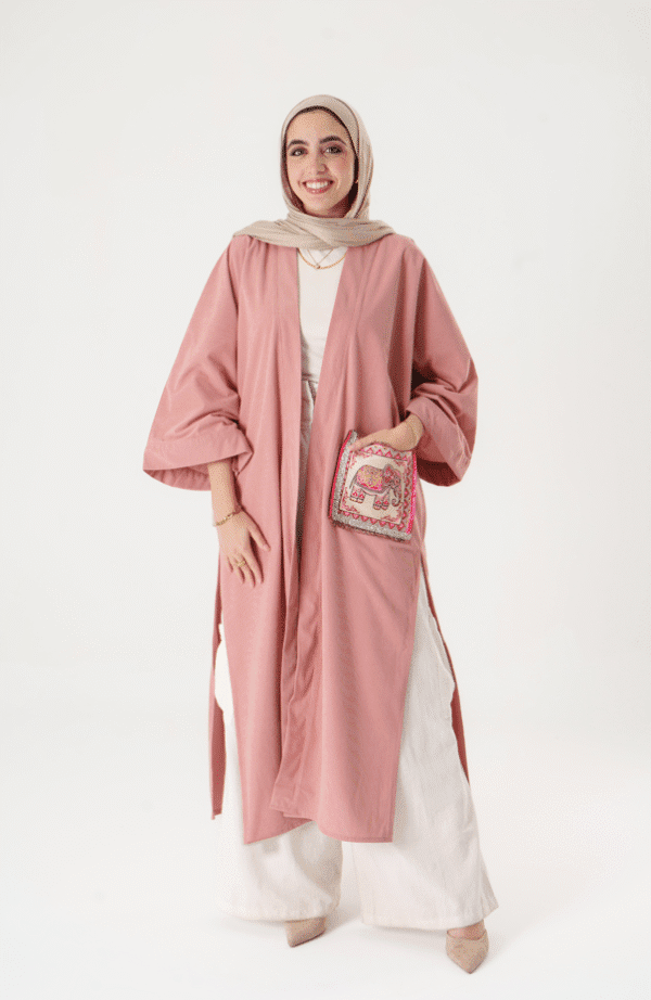 Kimono with colorful pockets - Image 5