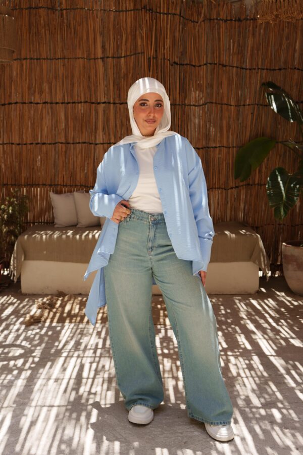 High-Low Oversized Shirt - Image 14