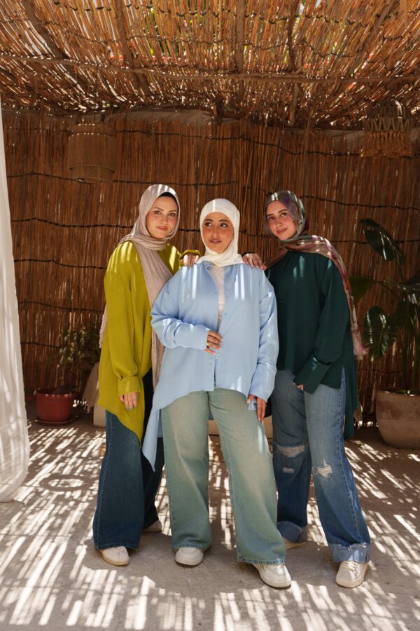 High-Low Oversized Shirt - Image 3