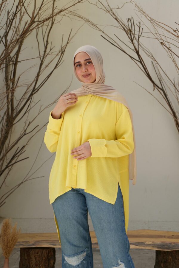 High-Low Oversized Shirt - Image 9