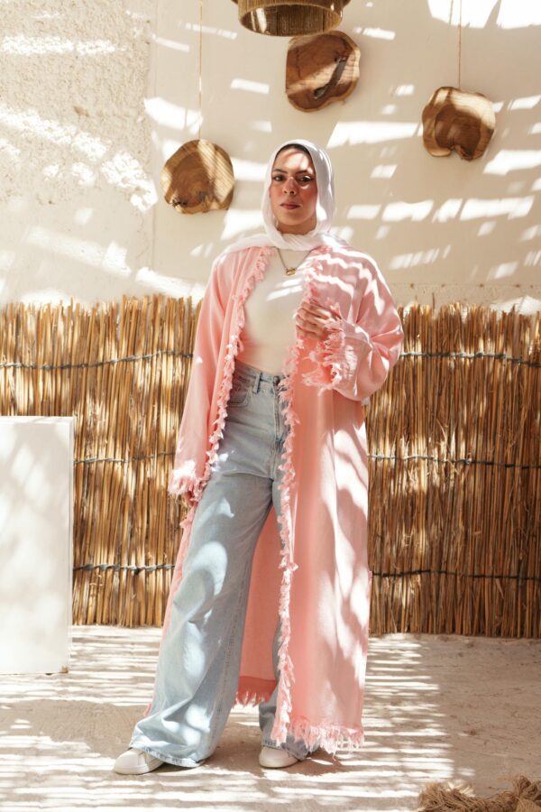 Long Cardigan with Tassels - Image 5