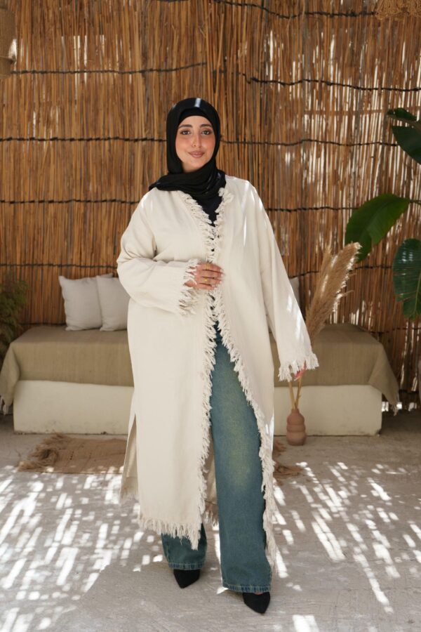 Long Cardigan with Tassels - Image 11