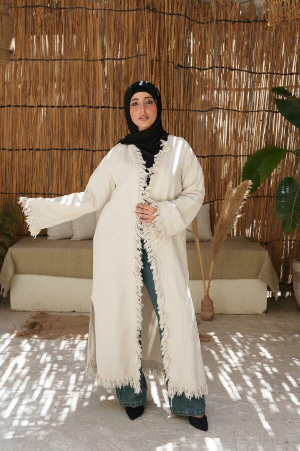 Long Cardigan with Tassels - Image 12