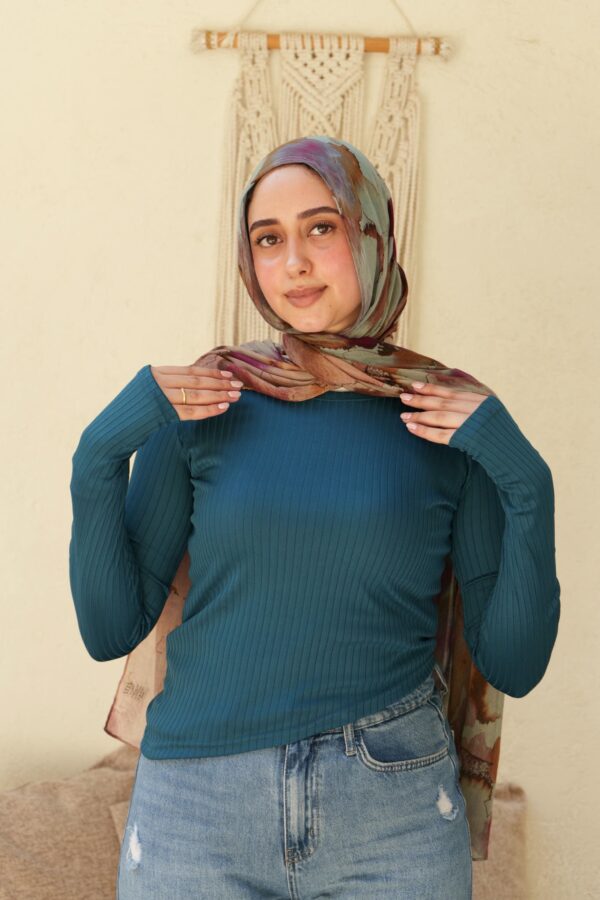 Basic shirt with long seleeves - Image 4