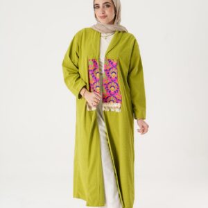 Kimono With Colorful Pockets